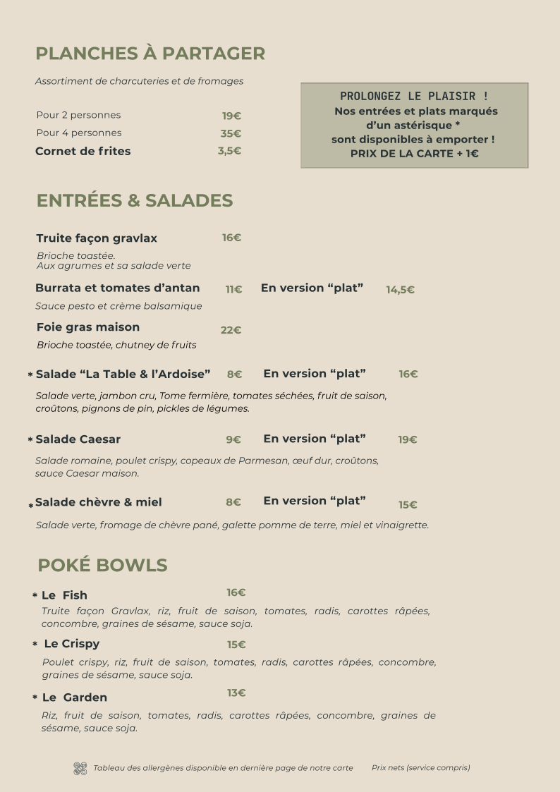 Menu La Table Et L'ardoise-10